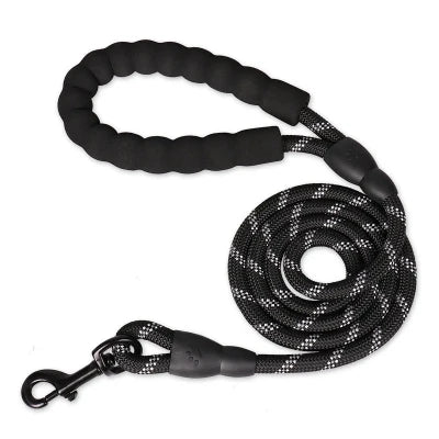 Laisse pour chien noire